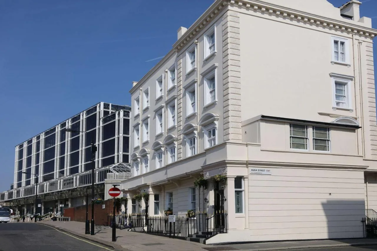 White building exterior on a Westminster street