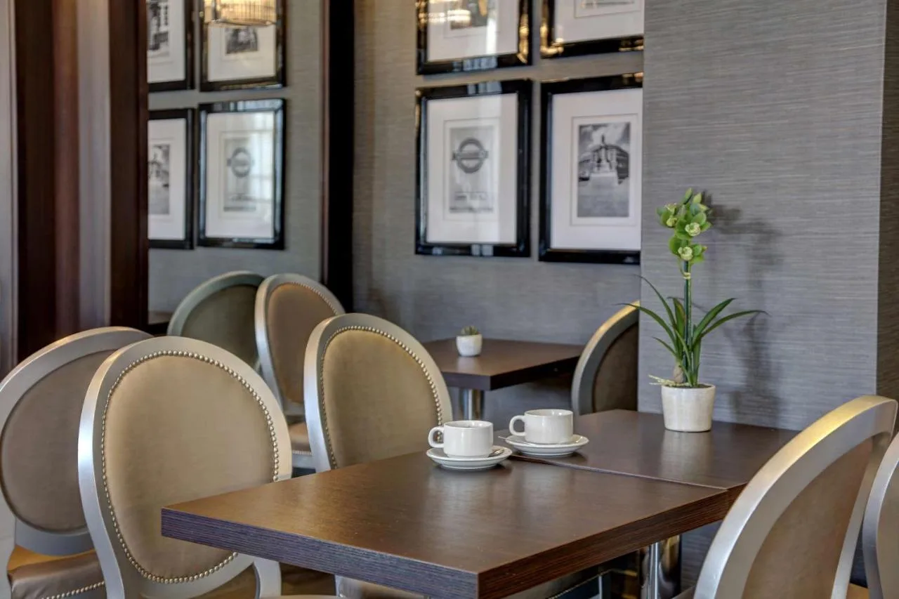 Dining room with wooden table and chairs